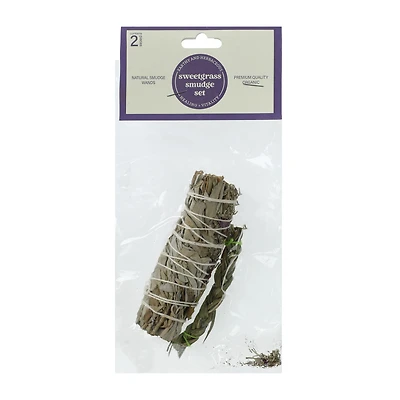 Sweetgrass Smudge Set 2-Piece