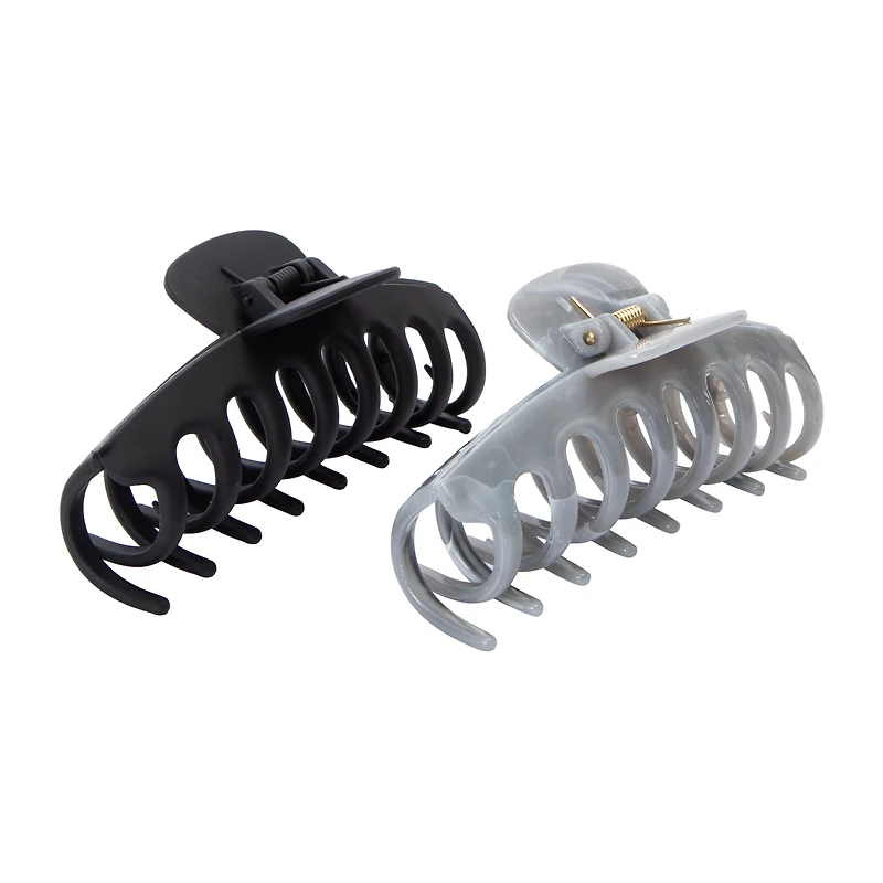 Mixed Barrel Claw Clip 2-Pack