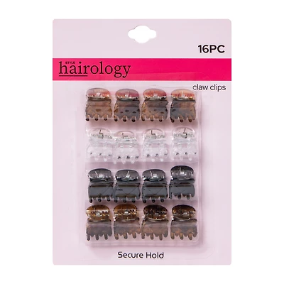 Style Hairology Claw Clips 16-Pack
