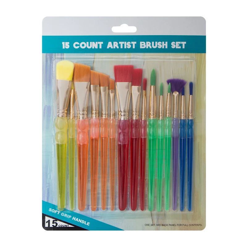 Art Brush Set 15-Count