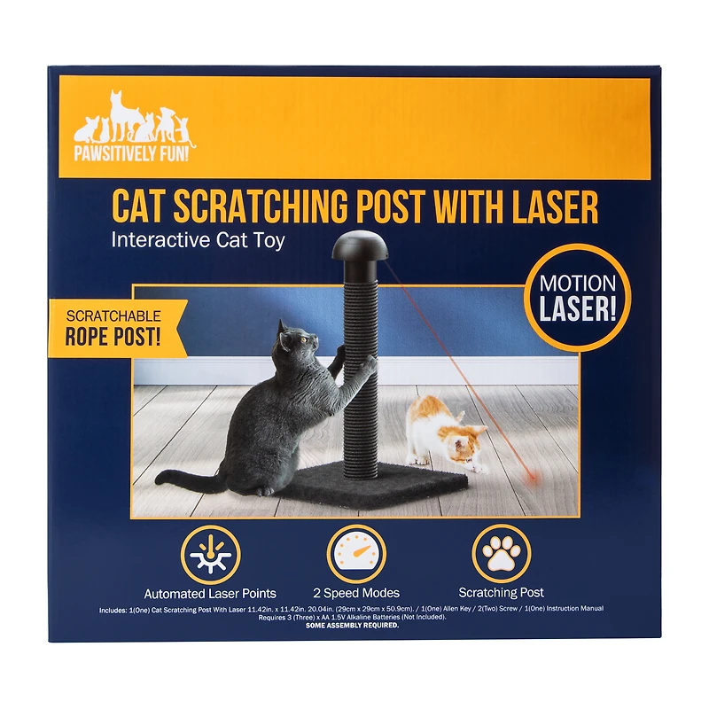 Cat Scratching Post With Laser