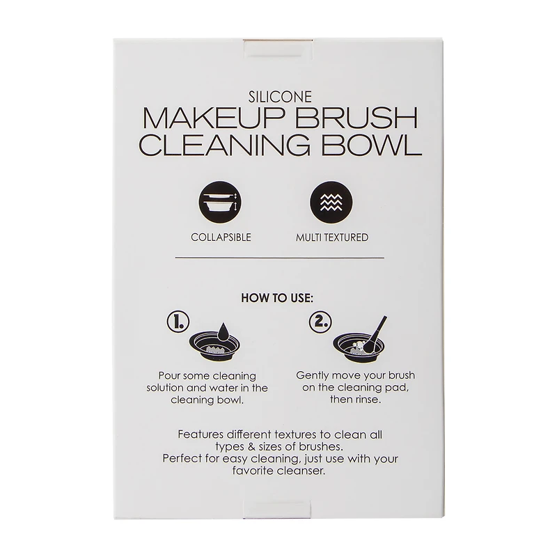 Silicone Makeup Brush Cleaning Bowl