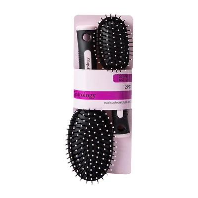 Oval Cushion Brush Set 2-Piece