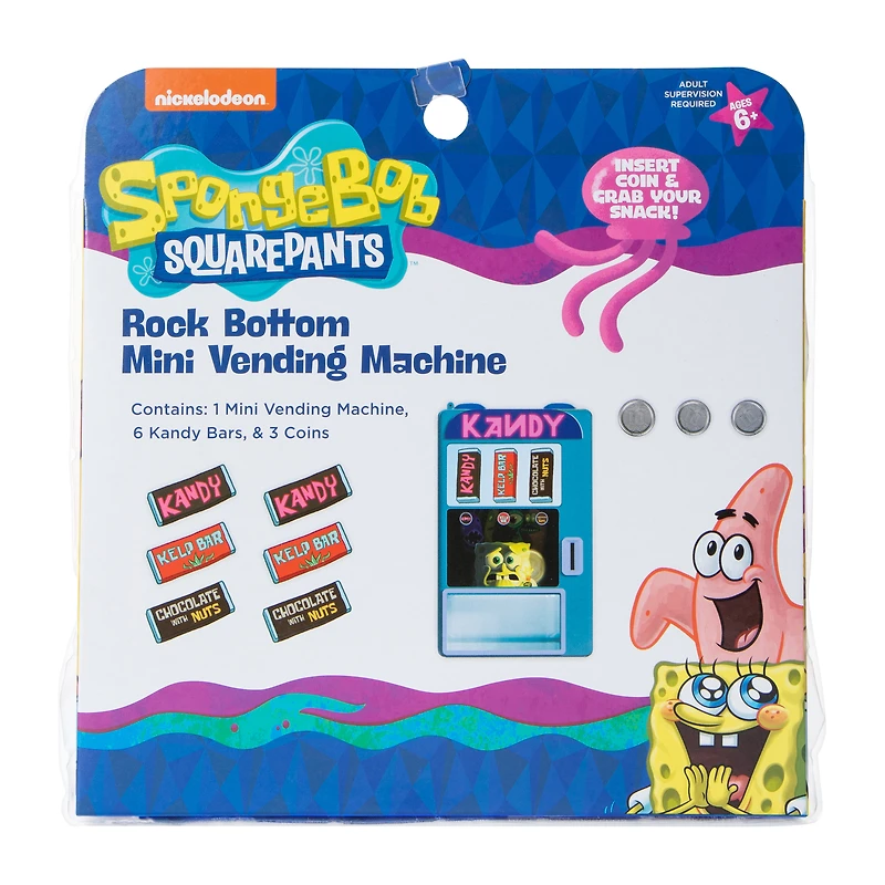 SpongeBob SquarePants™ Mini Rock Bottom Vending Machine Set