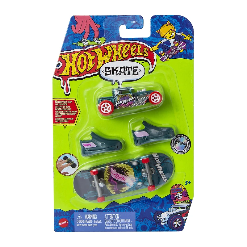 Hot Wheels® x Tony Hawk Fingerboard Skate Set (Styles May Vary)