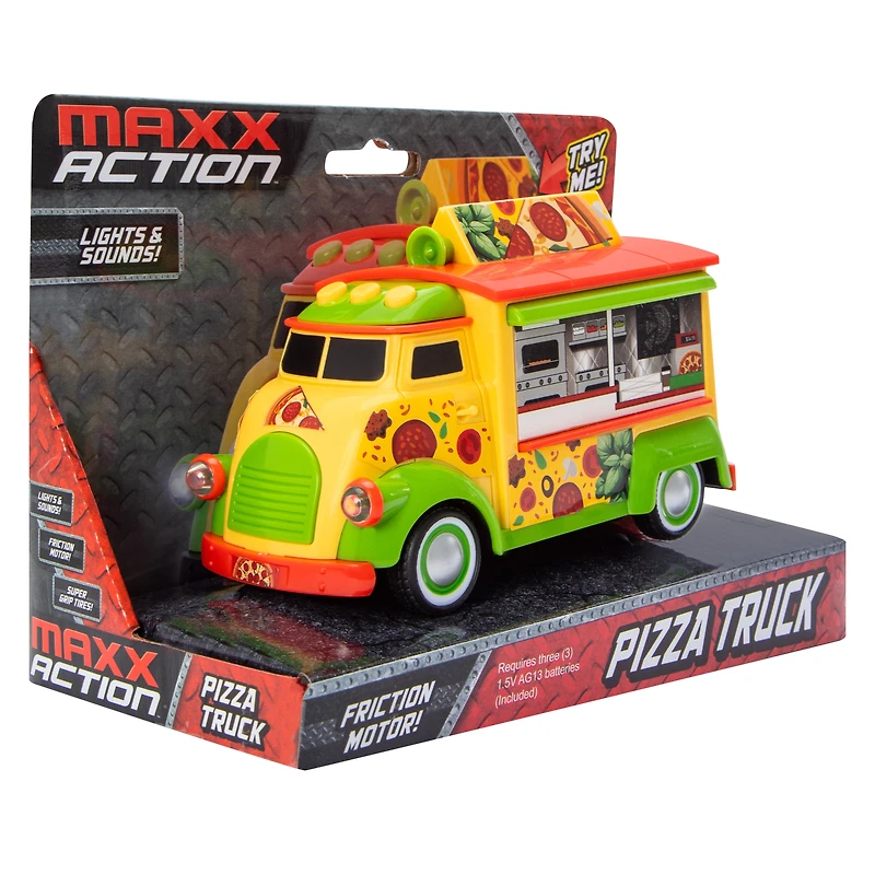Maxx Action™ Pizza Truck With Lights & Sound