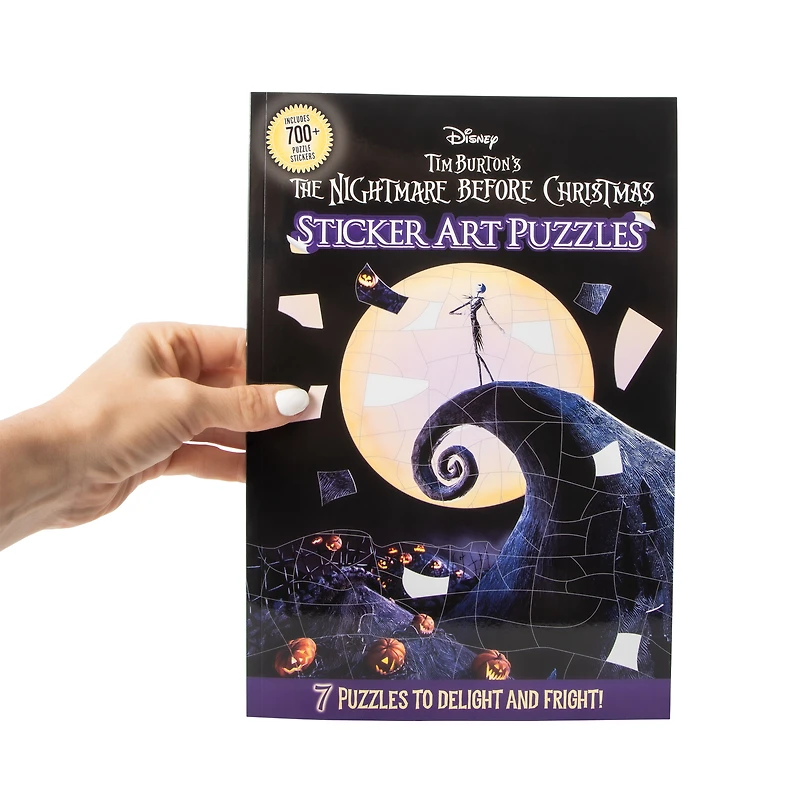 Disney Tim Burton's The Nightmare Before Christmas Sticker Art Puzzles Book