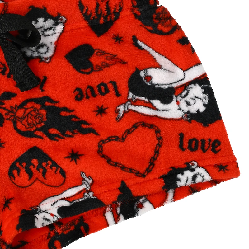 Junior Betty Boop Plush Shorts
