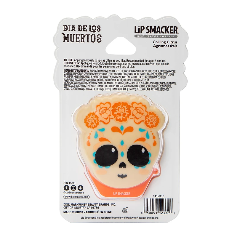 Lip Smacker® Dia De Los Muertos Lip Balm 0.26oz - Chilling Citrus
