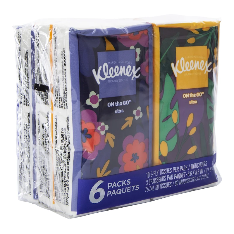 Kleenex® On The Go™ Ultra Tissues 6-Count
