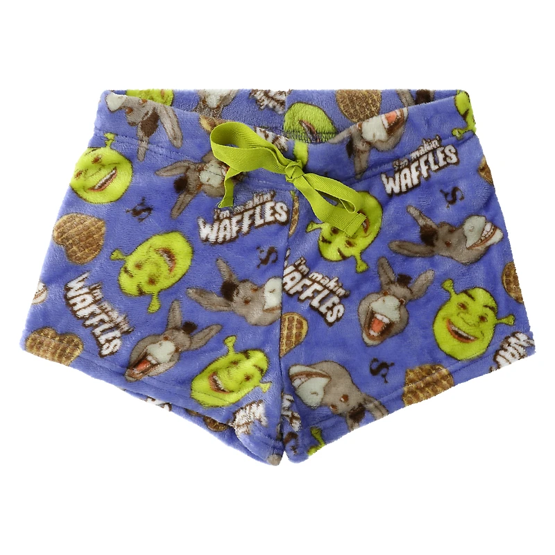 Juniors Shrek Plush Shorts