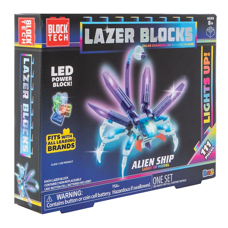 block tech® lazer blocks LED building kit