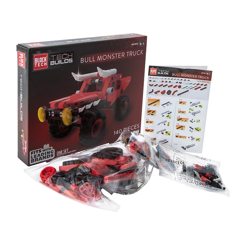 Block Tech® Chrome Bricks Construction Set