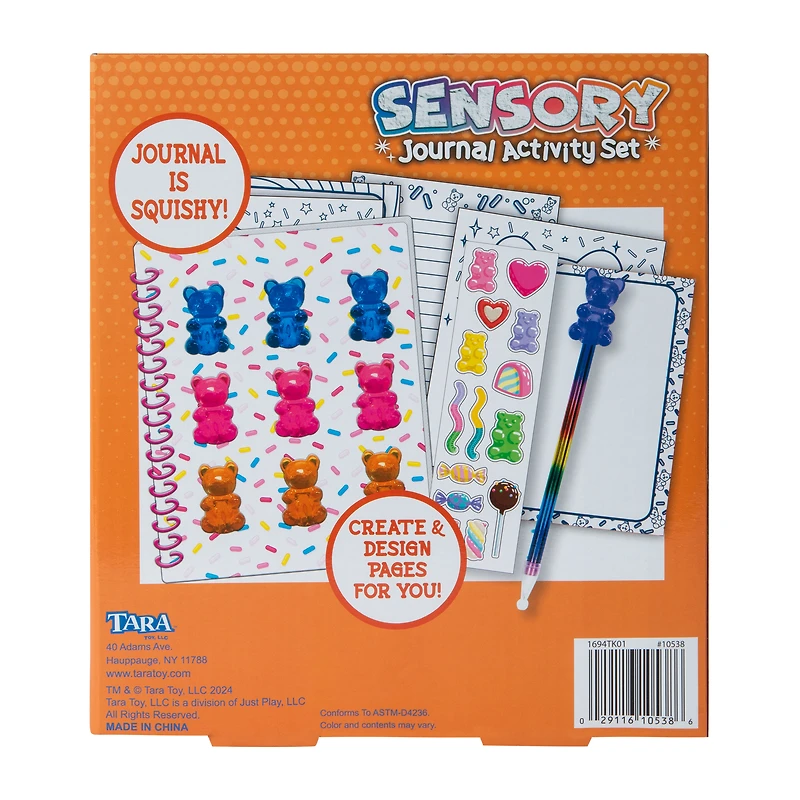 Sensory Squishy Bear Journal Activity Set