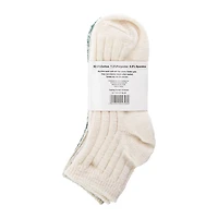 Ladies Ribbed Crew Socks 3-Pack
