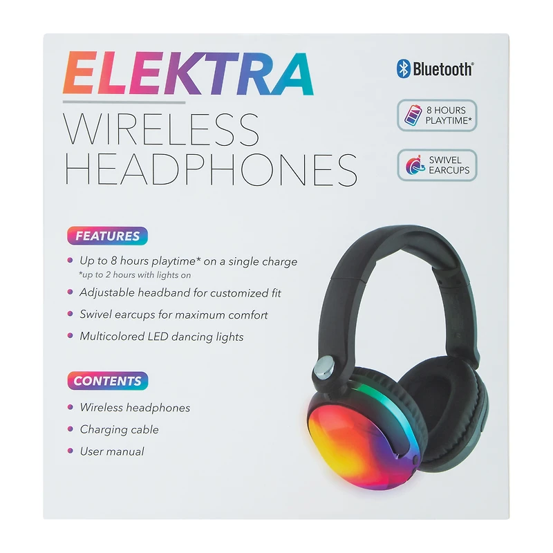 Elektra Light-Up Wireless Headphones