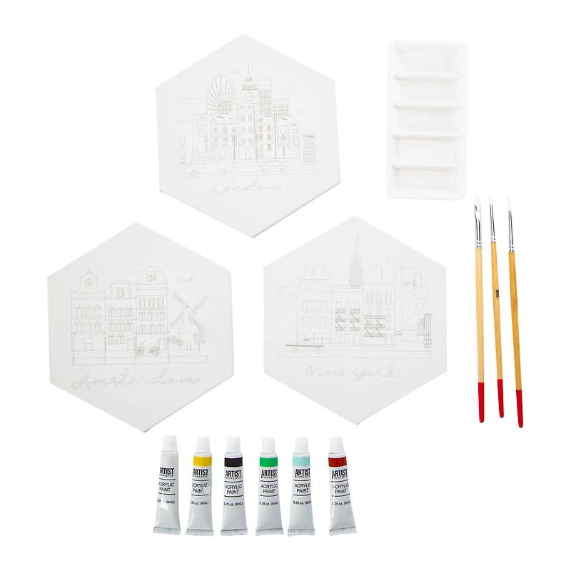 Artist Concepts Preprinted Canvas Paint Kit