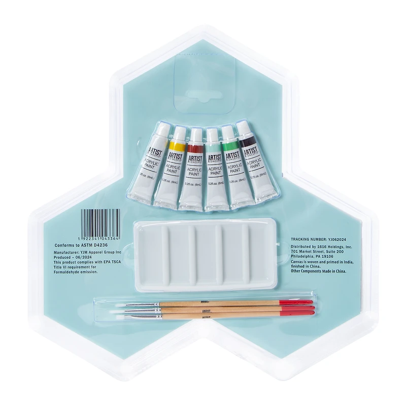 Artist Concepts Preprinted Canvas Paint Kit