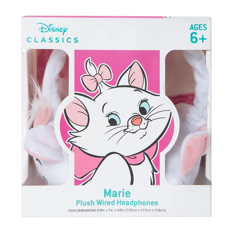 Disney Classics Marie Plush Wired Headphones