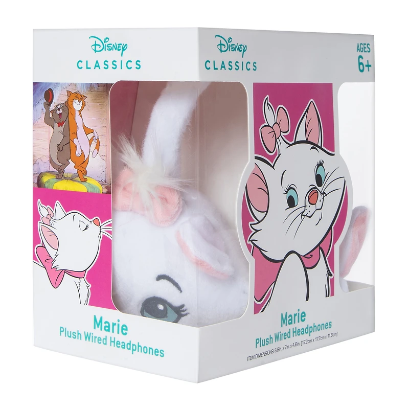 Disney Classics Marie Plush Wired Headphones