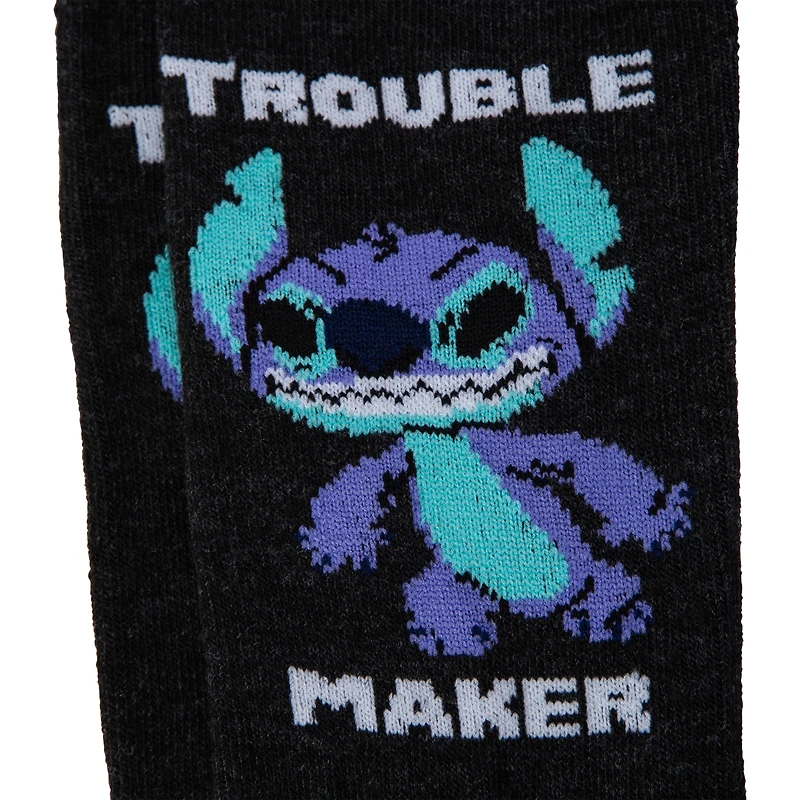 Disney Stitch Mens Crew Socks 2-Pack