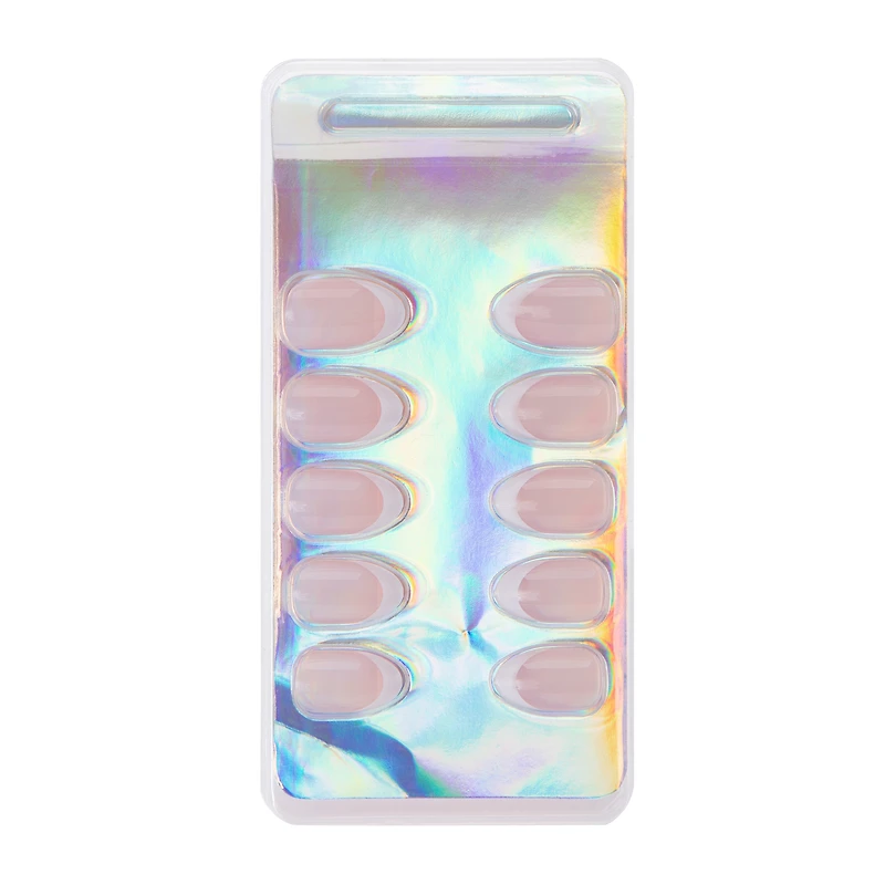 Oh... So Shiny Artificial Nails Modern French Kit 25-Pcs