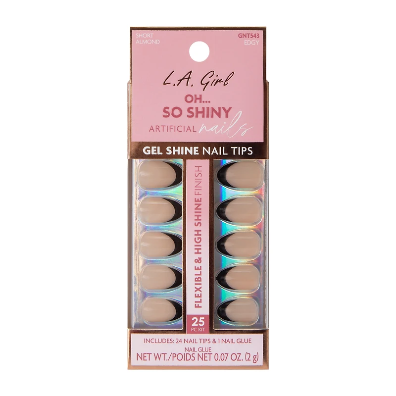 Oh... So Shiny Artificial Nails Edgy Kit 25-Pcs