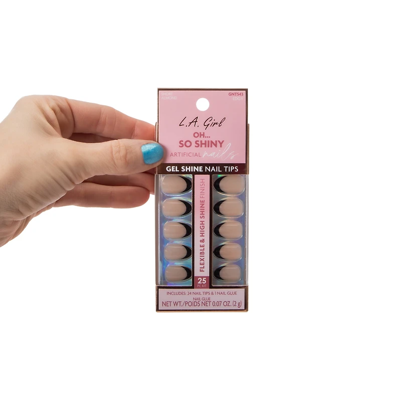 Oh... So Shiny Artificial Nails Edgy Kit 25-Pcs