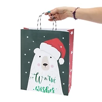 XL Christmas Kraft Bags 3-Count