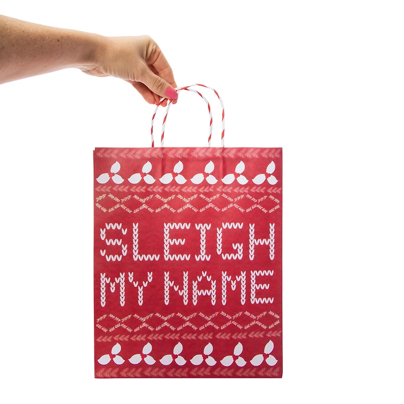 Large Kraft Gift Bag 4-count