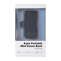8-Pin Portable Mini Power Bank 4000mAh