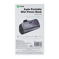 8-Pin Portable Mini Power Bank 4000mAh