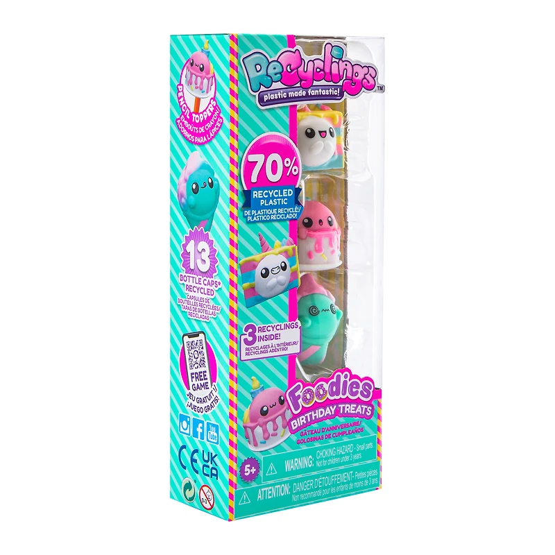 Recyclings™ Foodies Collectible 3-Pack