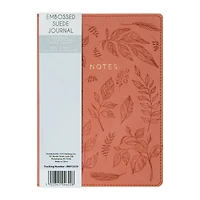 Embossed Suede Journal 6in x 8in