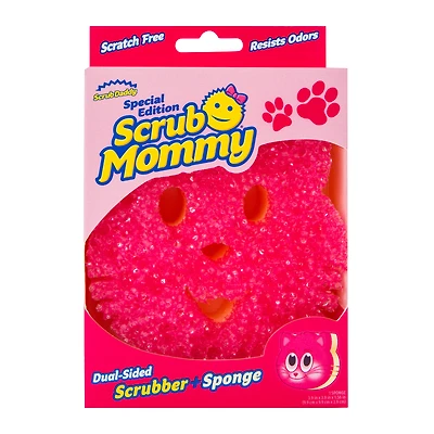 Scrub Mommy® Cat Dual-Sided Scrubber Sponge - Special Edition