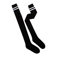Ladies Varsity Stripe Over-The-Knee Socks