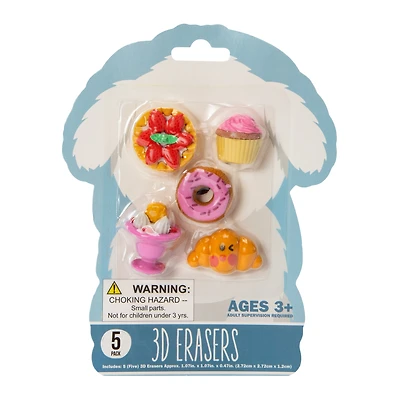 3D Erasers 5-Pack