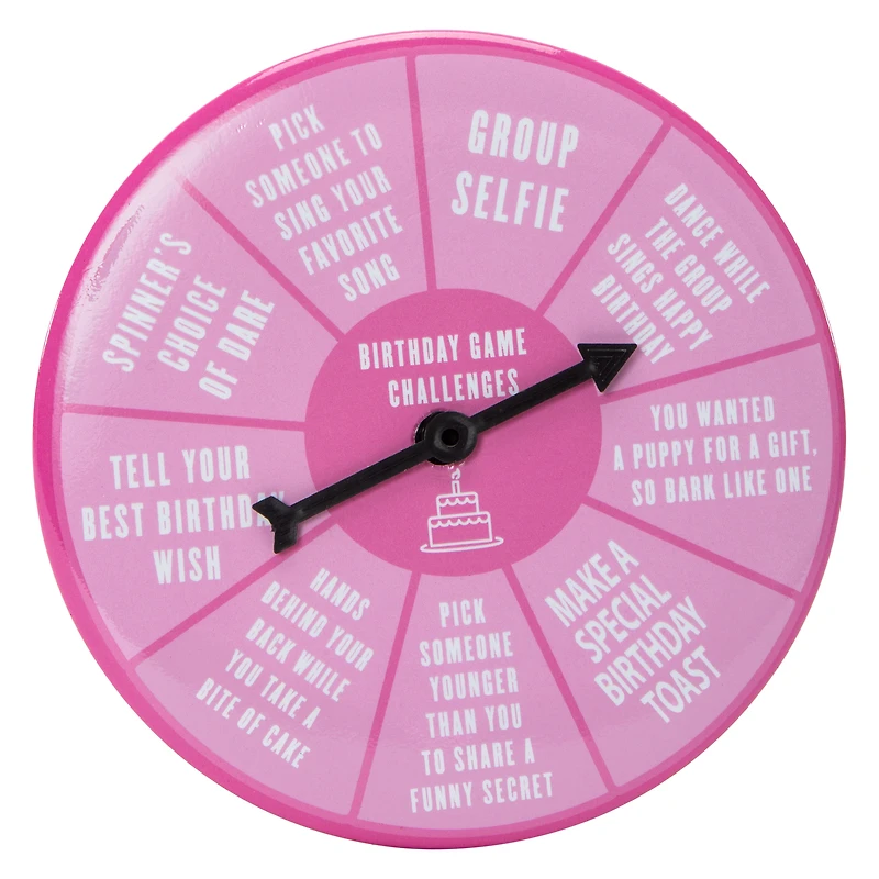 Spinner Birthday Button 6in