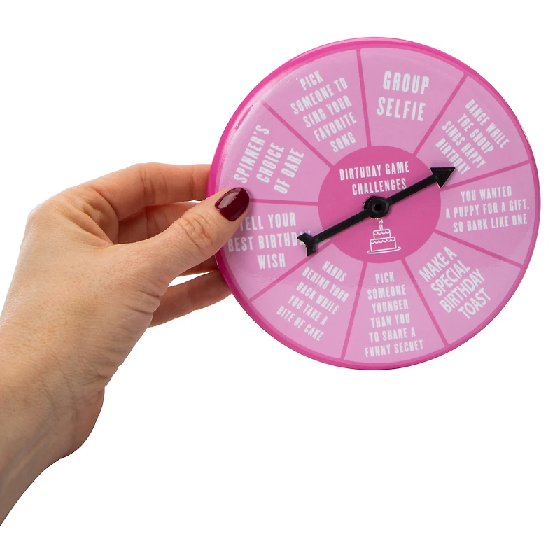 Spinner Birthday Button 6in