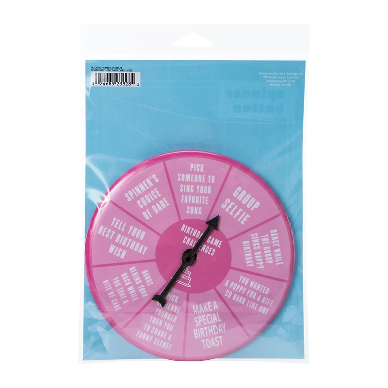 Spinner Birthday Button 6in