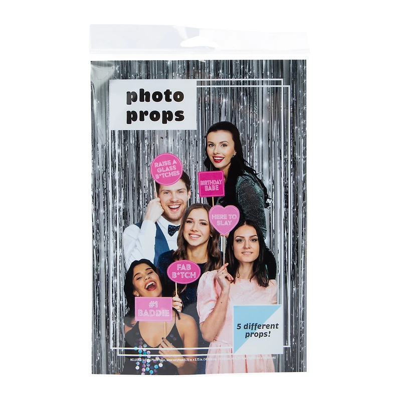 Birthday Photo Prop Signs 5-Pack