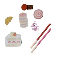 Food-Themed Stationery Set 14-Piece
