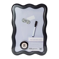 Wavy Shape Memo Dry Erase Board 10.04in x 14.57in