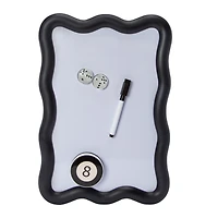 Wavy Shape Memo Dry Erase Board 10.04in x 14.57in