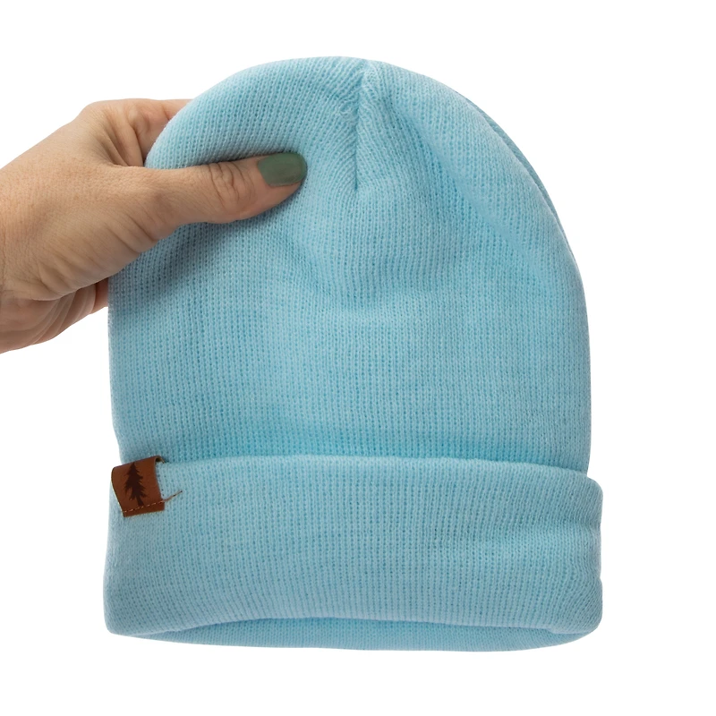 Solid Knit Beanie Hats 2-Count