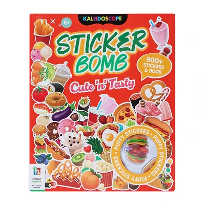 Sticker Bomb Cute & Tasty Puffy Stickers Book