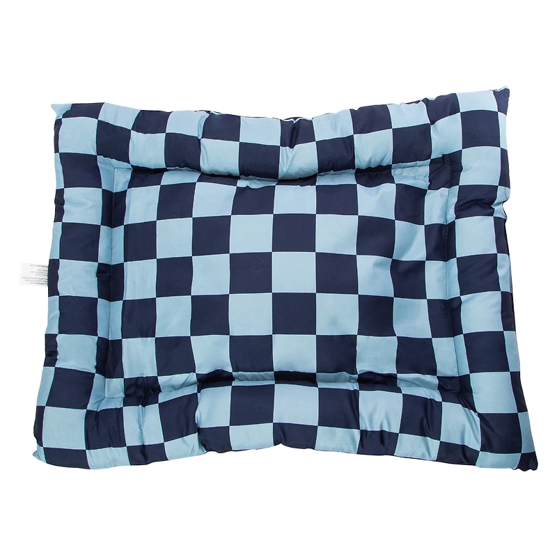 Checkered Pet Crate Mat 29in x 21in