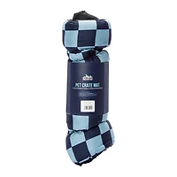Checkered Pet Crate Mat 29in x 21in