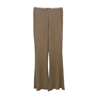 Ribbed Rosette Lace Pants