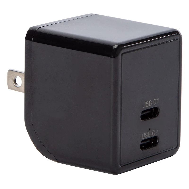 20W Power Delivery Dual USB-C Charger